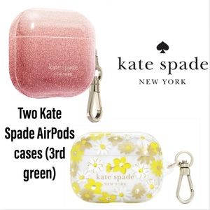 Two Kate Spade cases for AirPods (3rd gen)